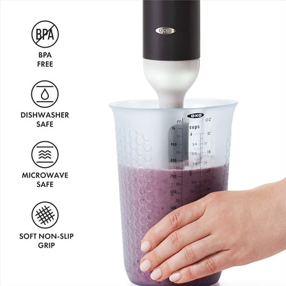OXO Good Grips 3 Piece Squeeze & Pour Silicone Measuring Cup Set