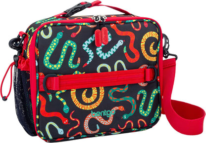 Bentgo Kids Lunch Bag - Durable, Double-Insulated Lunch Bag for Kids 3+; Holds Lunch Box, Water Bottle, & Snacks; Easy-Clean Water-Resistant Fabric & Multiple Zippered Pockets (Mermaid)