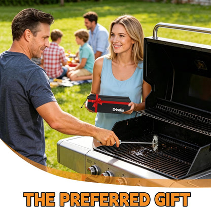 15PCS All-in-One Grill Cleaning Kit with Grill Brush & Scraper for Gas, Charcoal & Griddle, Bristle Free BBQ Grill Cleaner, Grill Cleaning Tools & Accessories, BBQ Gift for Daddy