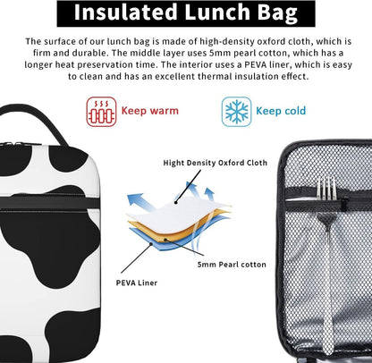 Purple Axolotl Lunch Box Lunch Box Reusable Insulated Totes Lunch Bag Thermal Cooler For Boy Girls School Men Women Beach Picnic Travel