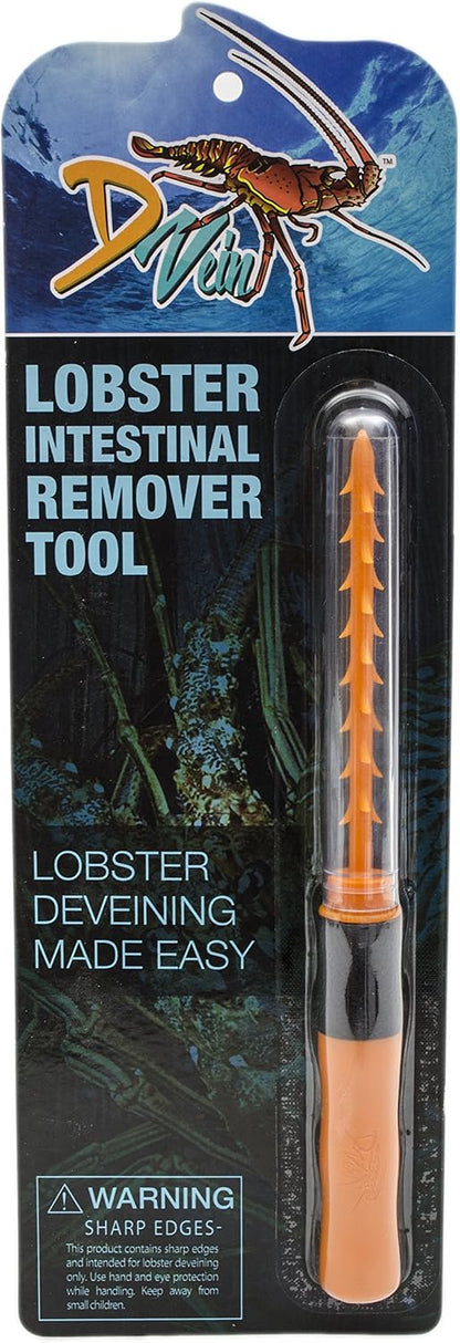 D Vein Lobster Deveiner - Simple to Use Lobster Cleaner Tool - Perfect for Divers and Lobster Lovers to Use with Lobster Crackers, Lobster Picks and Lobster Kits - Green