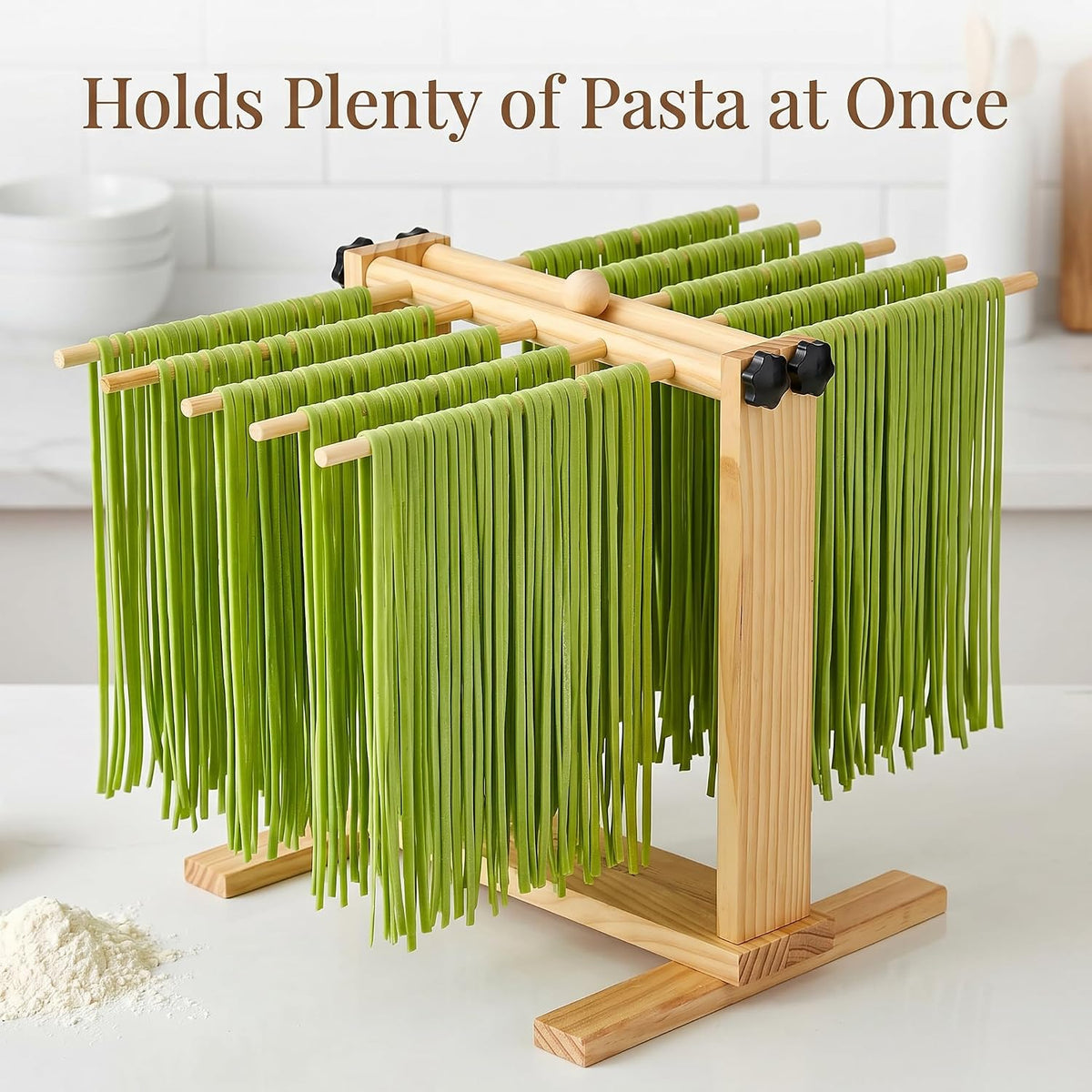 Collapsible Pasta Drying Rack, Noodle Drying Rack, Pasta Hanger