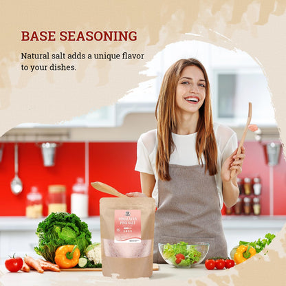 52USA Himalayan Pink Salt, Coarse Grain 1 lb, Salt for Grinder Refill