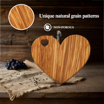 Patelai 24 Set Bridal Baby Shower Favor Heart Cheese Board with Knife, Wood Mini Charcuterie Board Thank You Gift Box for Guest Bridal Baby Shower Prize Wedding Valentines Birthday (Bamboo Color)