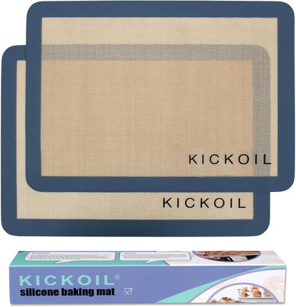 Silicone Baking Mats Set of 3, Non-Stick Reusable BPA-Free Oven Liners