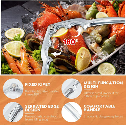 Zhehao 30 Pack Crab Claw Crackers Tool, Nut Shellfish Seafood Opener