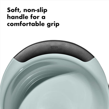 OXO Good Grips 3-Piece Plastic Mixing Bowl Set - Cadet Blue, Tower Gray, Jade, Small, Medium, Large