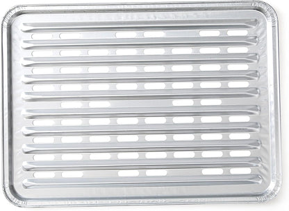 Kingsford Extra Tough Aluminum Grill Liners, Disposable Foil Grill Toppers for Outdoor Grills, Helps Keep Food and Sauce from Falling Through Grates, 16 x 11.75 in, 14 Count