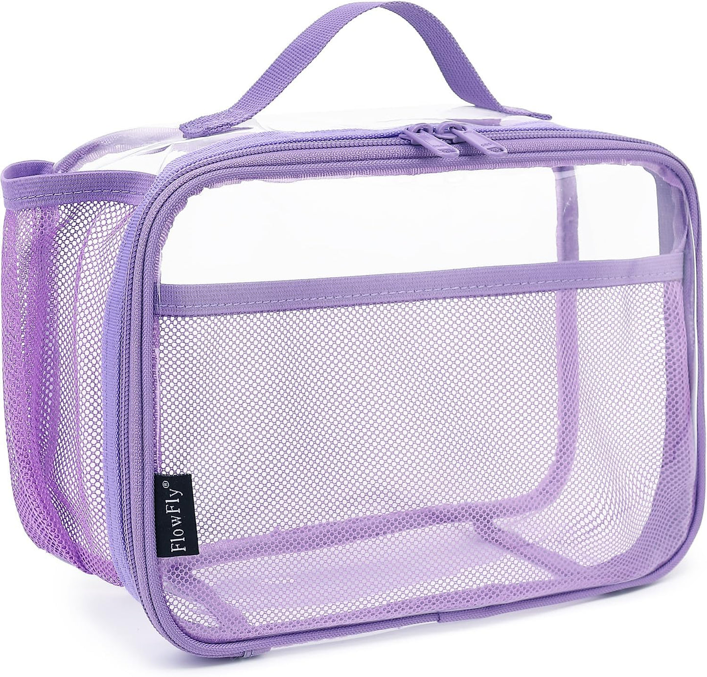 FlowFly Kids Lunch box Insulated Soft Bag Mini Cooler Back to School Thermal Meal Tote Kit for Girls, Boys, Black
