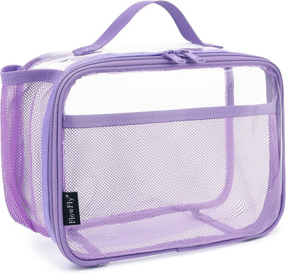 FlowFly Kids Lunch box Insulated Soft Bag Mini Cooler Back to School Thermal Meal Tote Kit for Girls, Boys, Black