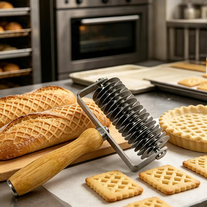 Lattice Pastry Cutter, Metal Dough Cutting Tool