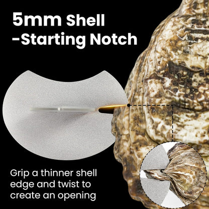 Oyster Shucking Knife Shucker Opener: Seafood Tools Protective Guard