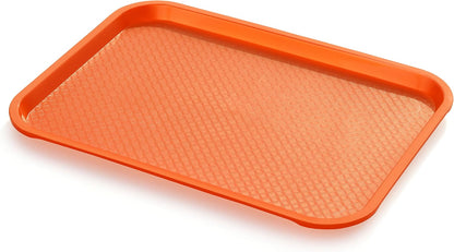 New Star Foodservice Fast Food Tray, Set of 12 (Black, 12 by 16-Inch)
