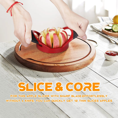 Supercenter Apple Cutter, Apple Corer and Slicer - 4.72 Inch Apple Slicer