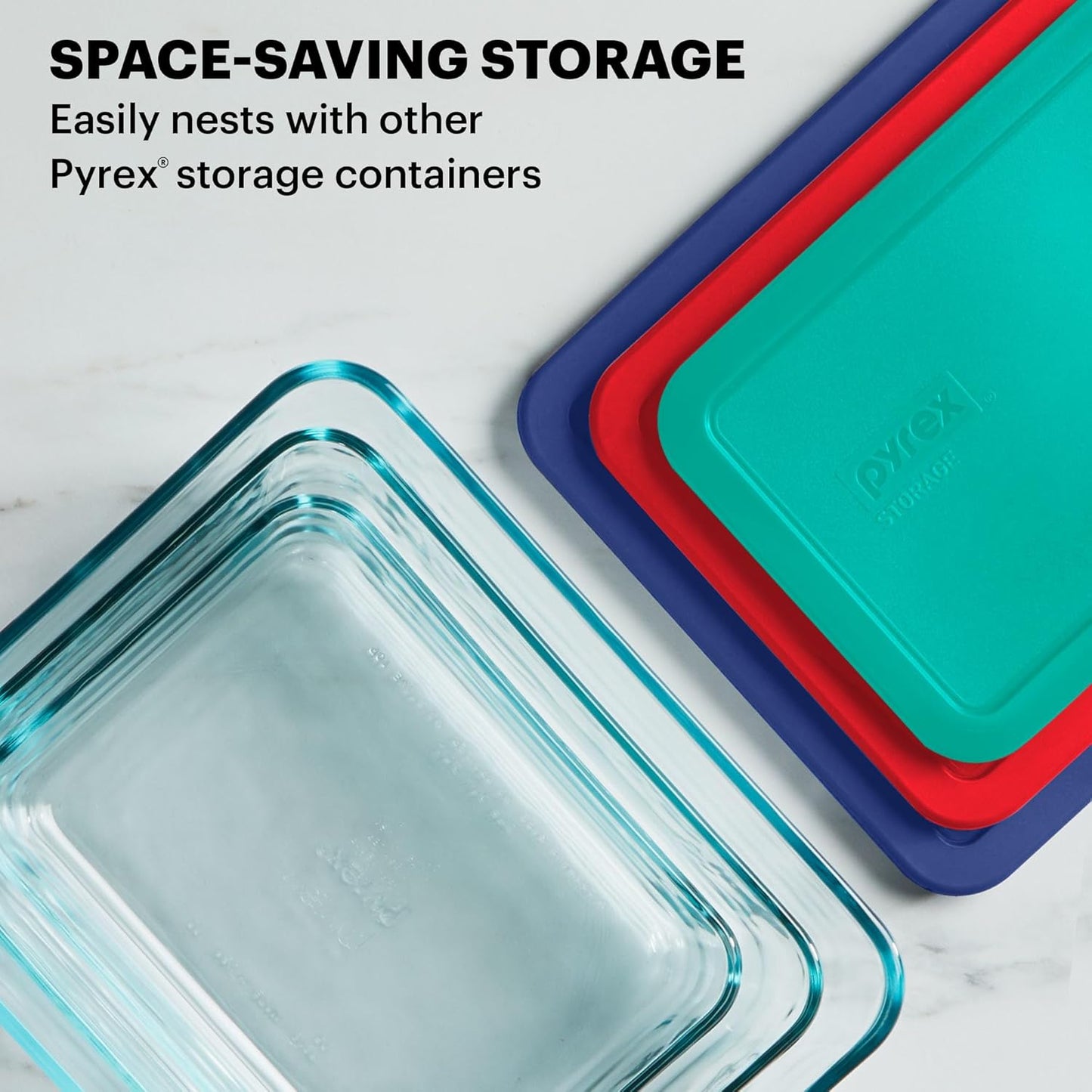 Pyrex Simply Store (12-Pack) Glass Food Storage Containers Set, (1, 2, & 3 Cup) Meal Prep Containers with Plastic BPA-Free Lids, Dishwasher & Microwave Safe
