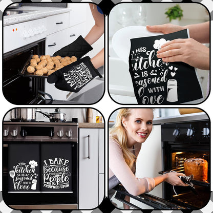 Sratte 6 Pcs Farmhouse Kitchen Decor Accessories Set