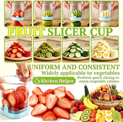 Hendiy Strawberry Slicer, Black, 1-Pack