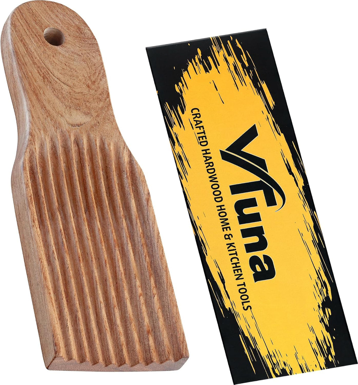Gnocchi Board, Hardwood Pasta Tool for Shaping Homemade Gnocchi.