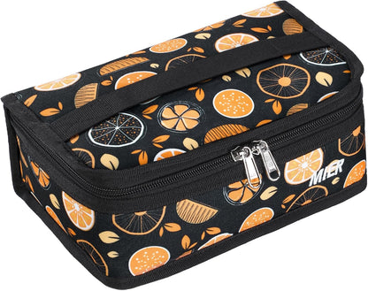 MIER Small Lunch Bag for Kids & Adults Compact Insulated Lunch Box Portable Thermal Mini Cooler for Work School Travel, Bluesteel