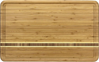 Totally Bamboo Barbados Small Bamboo Cutting Board, 9 x 6.5 Inches