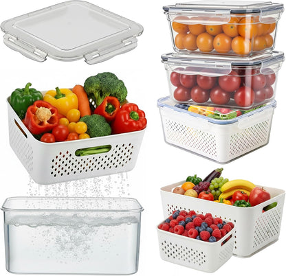 70 Pcs Large Food Storage Containers with Lids Airtight-2500ML to Small Box,Total 22812 ML Stackable Kitchen Bowls Set(35 Containers,35 Lids)-BPA Free Leak proof Plastic Boxes-Microwave safe