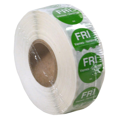 DayMark Safety Systems-IT1143926 Day of the Week 3/4" Circle Permanent Label, SAT (Roll of 1,000)