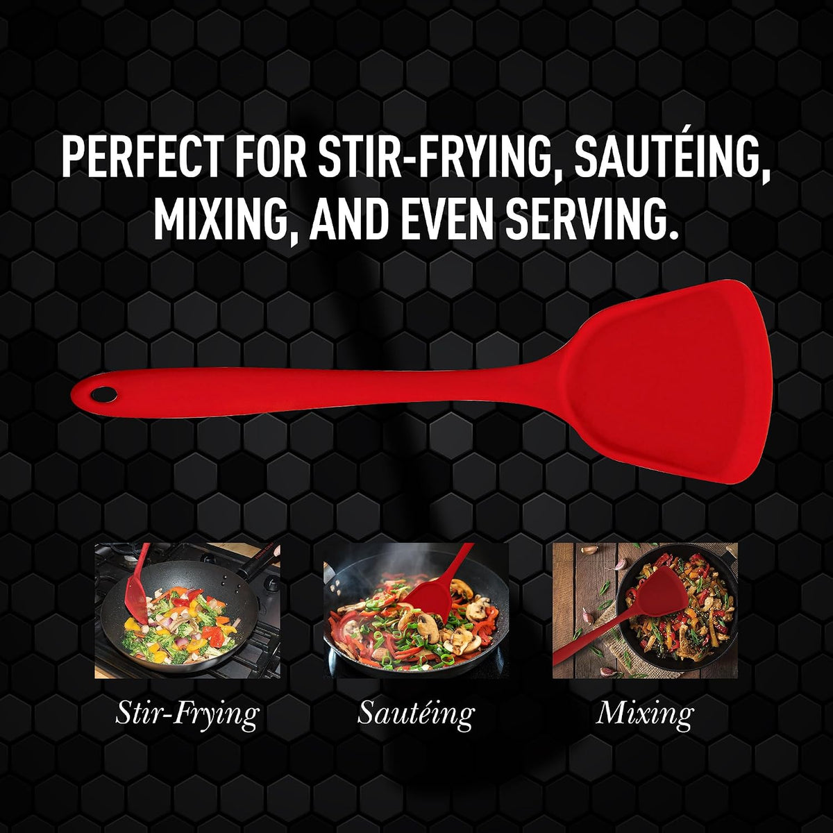 Helen's Asian Kitchen Bamboo Stir Fry Spatula, 13-Inch, Wok Cooking Tool For Stirring, Mixing, Turning, And Serving