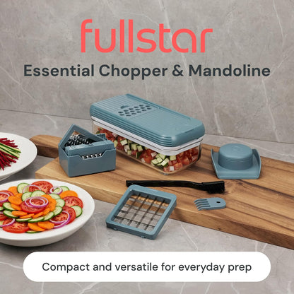 Fullstar Essential Vegetable Chopper & Mandoline Slicer 8-in-1 Kitchen Tool