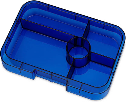Yumbox Tapas Leakproof Bento Box, 5 Compartments, Antibes Blue | Large Capacity Design | Removable Compartment Tray | Easy-Open Single Latch | Ideal for Teens & Adults | Dishwasher-Safe Tray