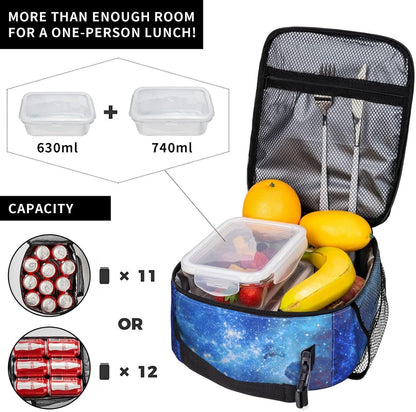 Purple Axolotl Lunch Box Lunch Box Reusable Insulated Totes Lunch Bag Thermal Cooler For Boy Girls School Men Women Beach Picnic Travel
