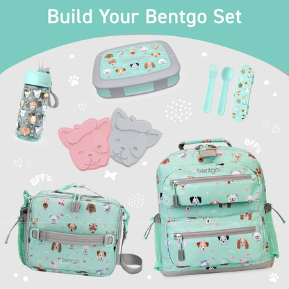 Bentgo Kids Water Bottle - Leak-Proof, Durable Tritan PFAS- & BPA-Free 15 fl oz, Kids/Toddlers Ages 3+ for School & Sports; Bite & Sip Spout, Carrying Handle, Dishwasher Safe (Unicorn)