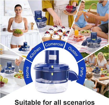 Electric Grape Peeler Machine, Automatic Garlic & Cherry Tomato Peeler - Automatic Peeler Skin Remover Tool for Small Fruits, Easy Clean Detachable Chamber for Home & Commercial Use