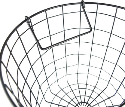 DII Metal Wire Mesh Stackable Utility Storage Bin, Small Round, 12x12x10", Bronze