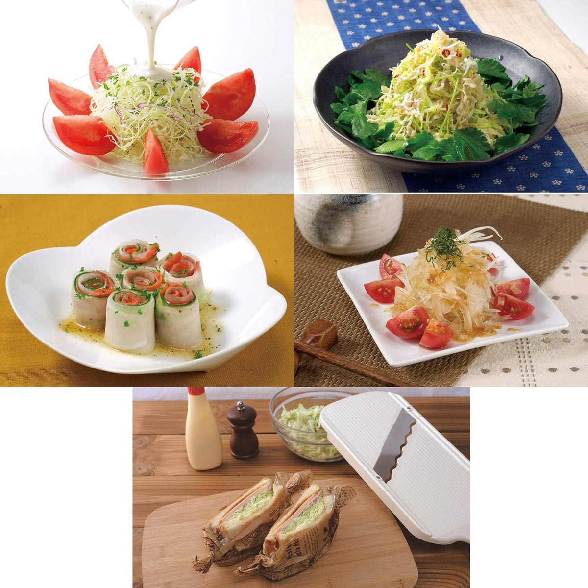 Ernest A-77107 Slicer (Julienne Shred), Made in Japan, Can Be Made in 3x Speed (3x Speed, Triple Wave), Popular Brand of Major Restaurants
