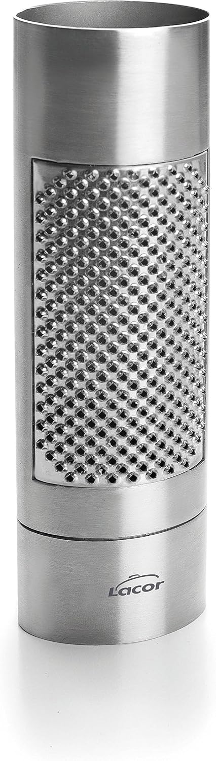 Lacor Nutmeg Grater, Stainless Steel Silver, 3 x 4.5 x 15 cm