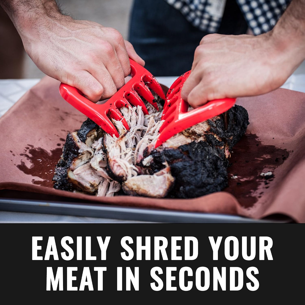 Grillaholics Meat Shredder Claws for Shredding Chicken, Pulled Pork & More