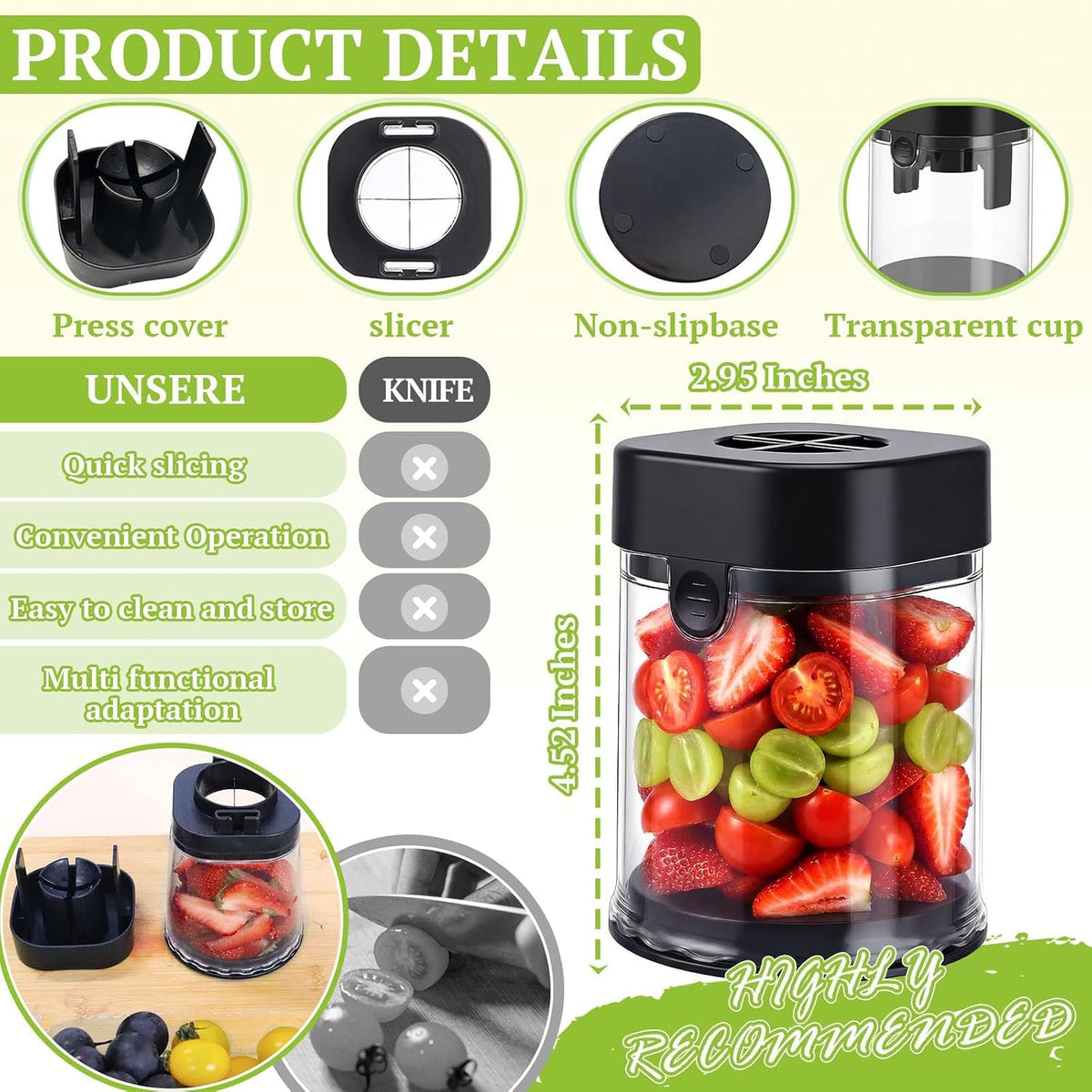 Hendiy Fruit Slicer Cup