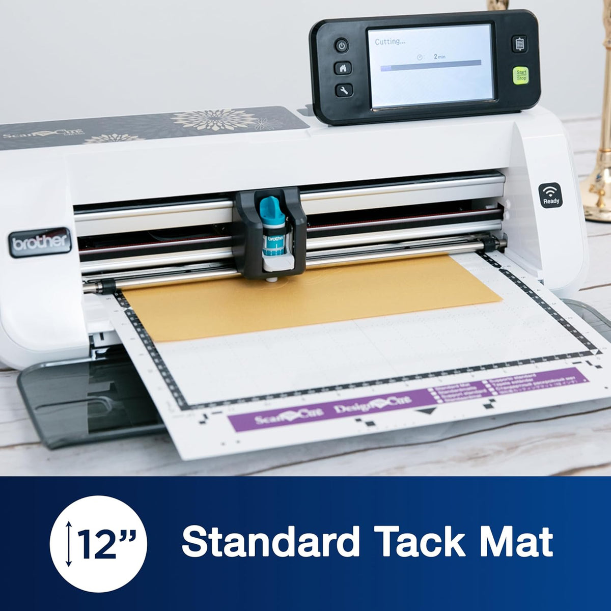 Brother Standard Mat 12”x12”, CAMATSTD12, 12"X12" , White