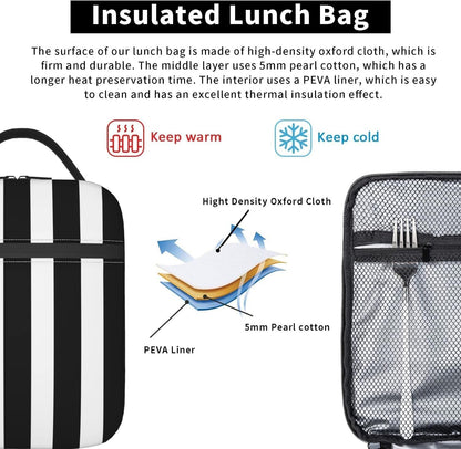 Purple Axolotl Lunch Box Lunch Box Reusable Insulated Totes Lunch Bag Thermal Cooler For Boy Girls School Men Women Beach Picnic Travel