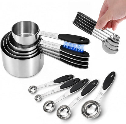 Magnetic Measuring Cups and Spoons Set