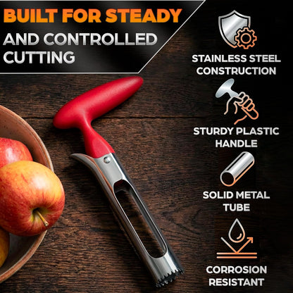 Watermelon Cutter Slicer Tool 2-in-1, Retractable Fork, 304 Steel