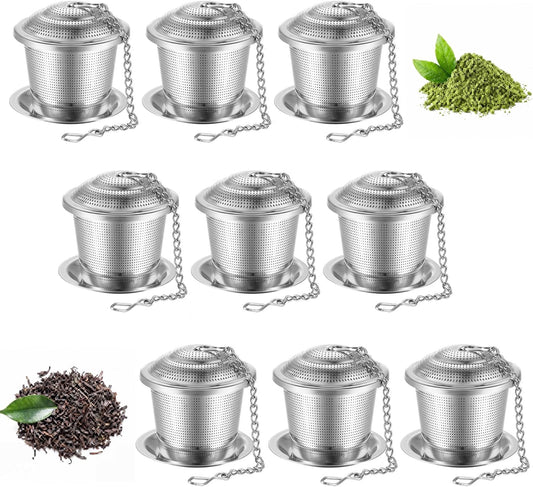 Zopeal Tea Infuser Stainless Steel Strainer with Chain, Medium