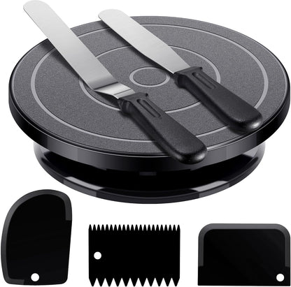 Kootek Cake Decorating Kit with Turntable Baking Supplies for Beginner Pros