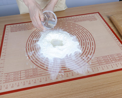 Non-slip Silicone Pastry Mat 36''By 24'' Nonstick Baking Mats Extra Large Counter Mat for Dough Rolling, Pastry, Pie Crust, Fondant, Cookies, Bread, Pasta, Pizza Mat