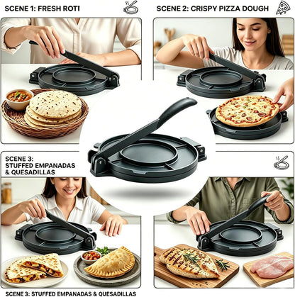 Tortilla Press 8 Inch – Aluminum Quesadilla Maker for Kitchen