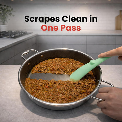 Salbree Seamless Silicone Spatula Spoon Multifunction Scoop Kitchen Spoon