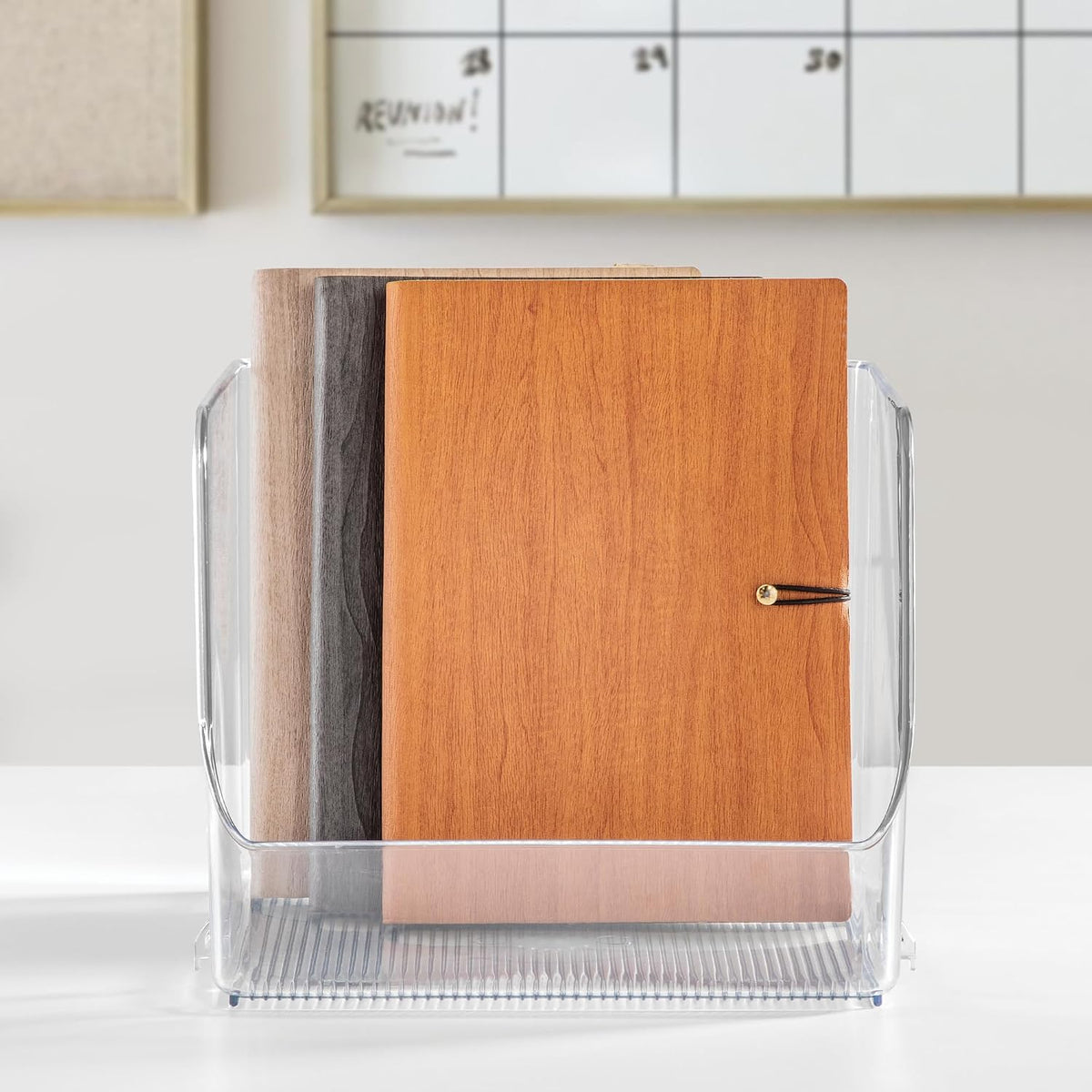 iDesign Stackable Clear Open Front Storage Bin, 4-Pack | Easy Access Organizer, For Kitchen, Pantry or Cabinet