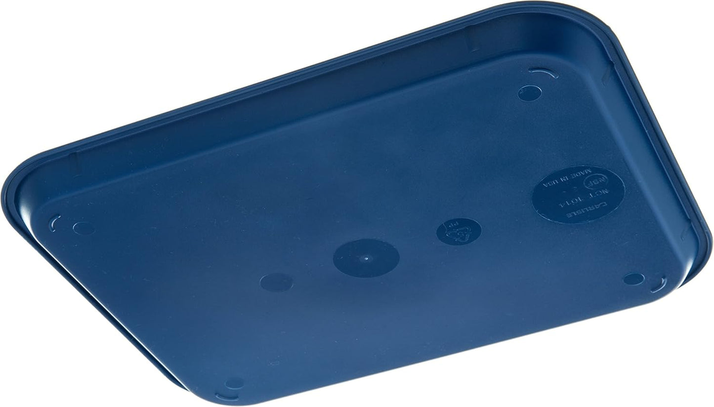 Carlisle FoodService Products CT101403 Cafe Standard Plastic Cafeteria/Fast Food Tray, NSF Certified, BPA Free, 14" Length x 10" Width, Black