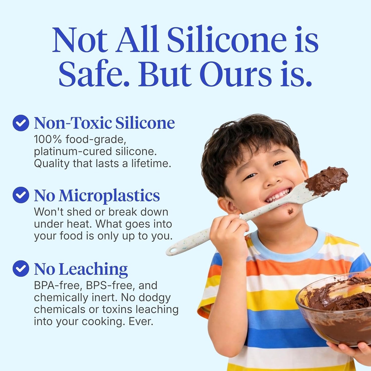 GIR 5-Piece Silicone Kitchen Utensils Set, Non-Toxic Cooking Utensils for Cooking and Baking, Heat Resistant, Food Grade, Dishwasher Safe Rubber Spatula, Ladle, Spoon - Charcoal