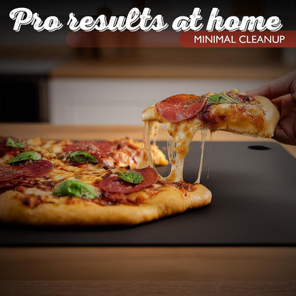 Pizza Steel XL 16"x13.4" – Heavy-Duty Baking Steel for Oven & Grill, Pizza Stone Alternative for Crispy Crust, Faster Heat Transfer, Professional Pizza Baking Sheet